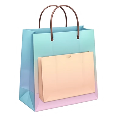aesthetic shopping bag sticker