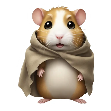 hamster in rags sticker