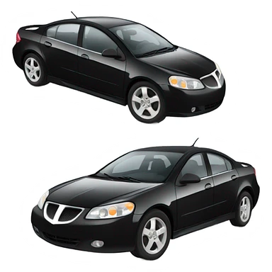 Black 2006 Pontiac g6 sticker