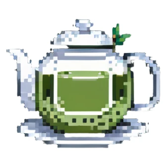 Green tea from China sticker