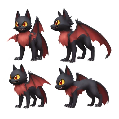 Bat-Litten-Zoroark full body sticker