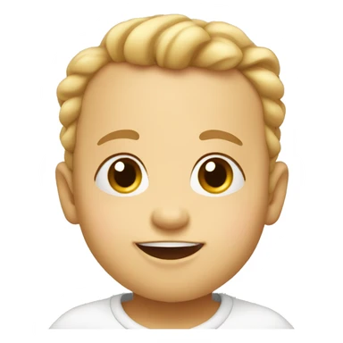 Baby Face happy sticker