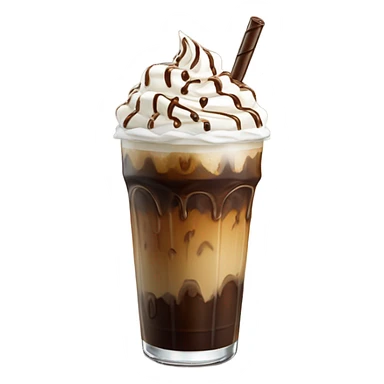 Ice coffee sticker
