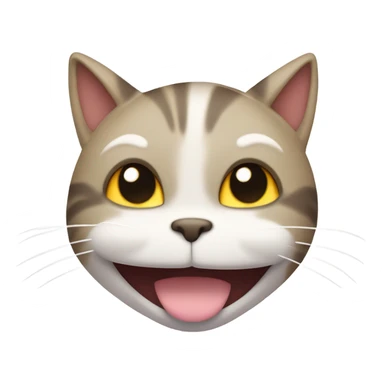 happy yoga cat  sticker