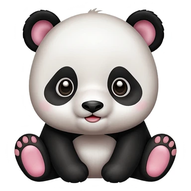 baby panda sticker