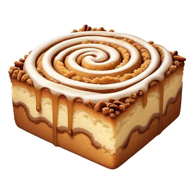 Cinnamon coffee cake sticker