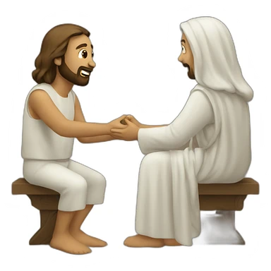 talking to jesus sticker