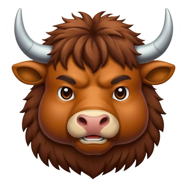 High resolution of An ox sticker