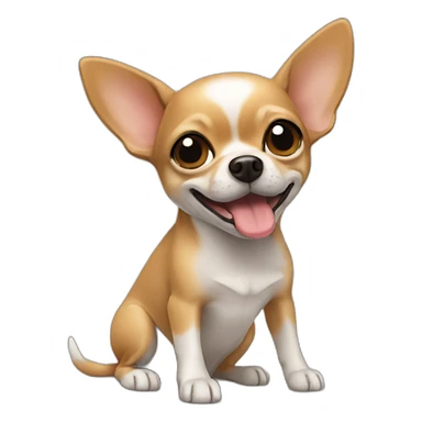 Maple chihuahua sticker