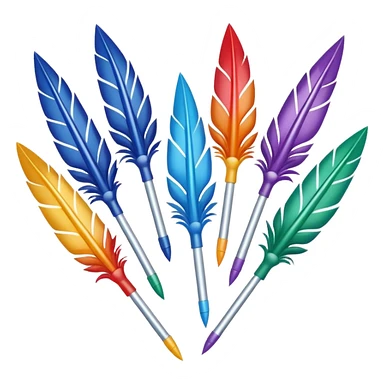 cible fléchette de différente couleur sticker