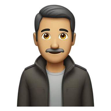 A man who can’t see sticker