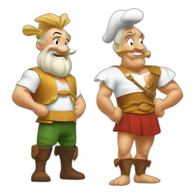 Astérix et obélix sticker