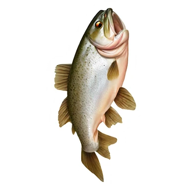 cooked trout sticker