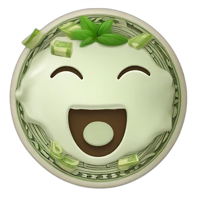 Food with money sticker