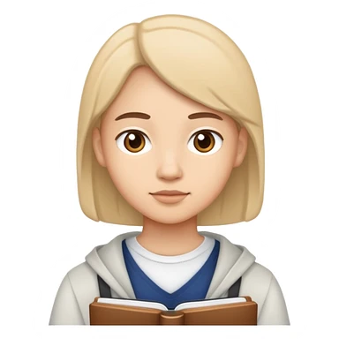 Student in class sticker