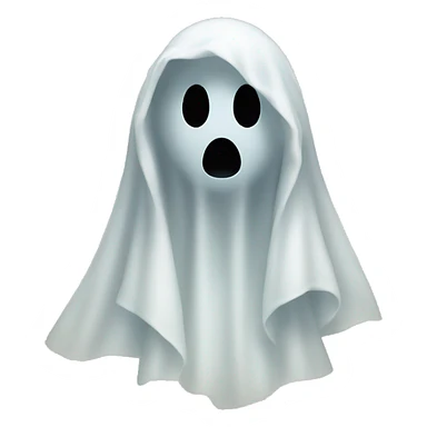 women type figure as a ghost with no face sticker