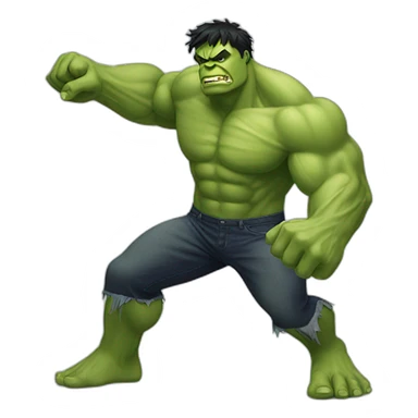 Hulk dancing sticker