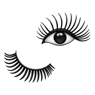 Des faux cils sticker