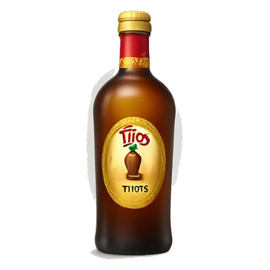 Titos bottle  sticker