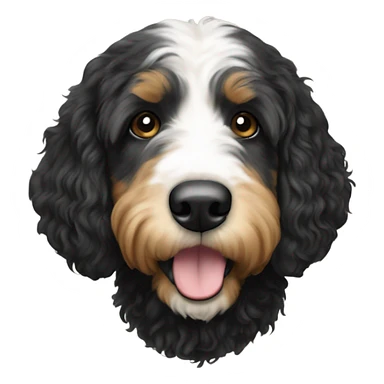Bernedoodle purdue university sticker