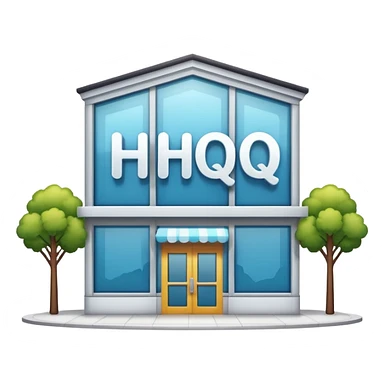  shop with the word HQ in the sign sticker
