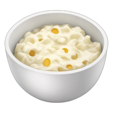 cottagecheese in a bowl sticker