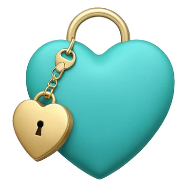 Teal heart with money bag sticker