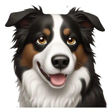 Border collie Christmas  sticker