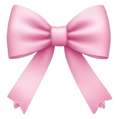a thin pink bow  sticker
