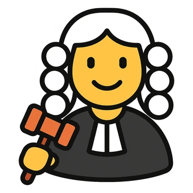 judge emoji sticker