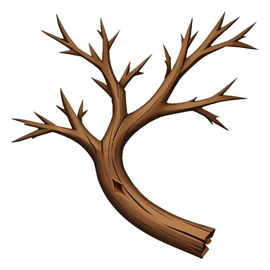 broken branch sticker