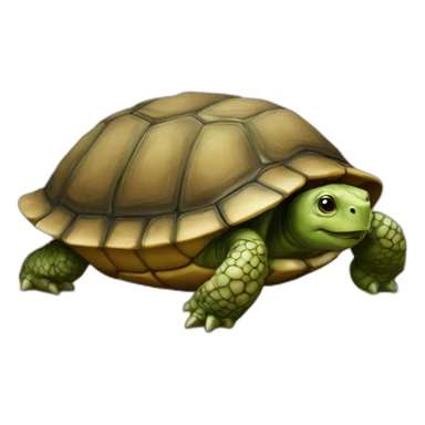 Caca sur tortue sticker