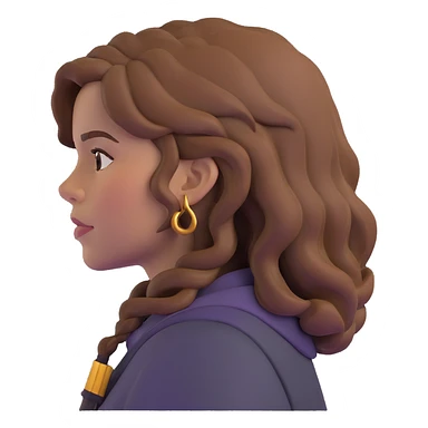 Hermione Granger from Harry Potter side view profile sticker