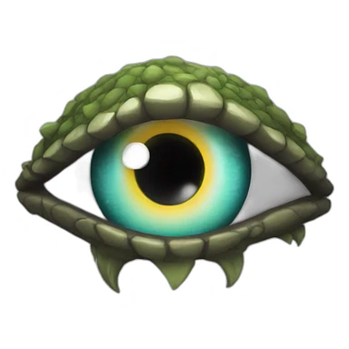 eye dragon sticker