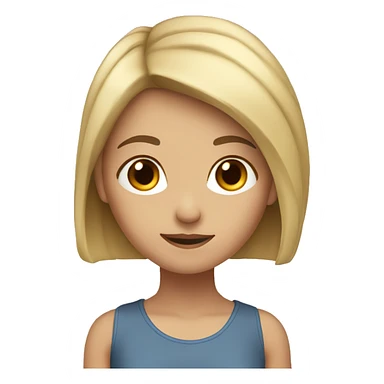 A long brown hair girl with blonde short haired girlbrown haired girl sticker