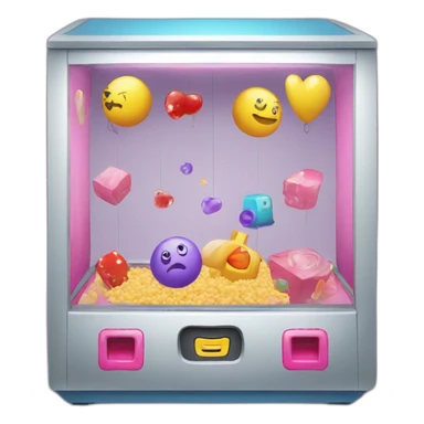 Skill crane machine game sticker