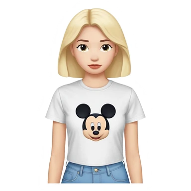 Grey ultra realistic, GANNI
x Disney graphic T-shirt sticker
