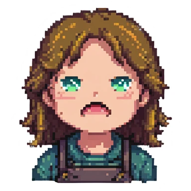 face gagging, embarrassed, shitting sticker