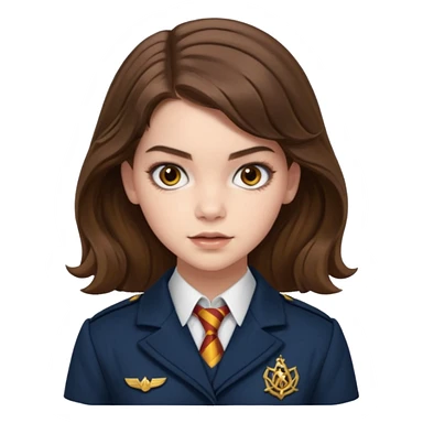 Barbara Palvin as Hermione Granger in ministry of magic sticker