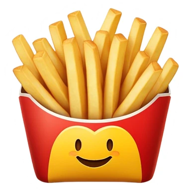 McDonald’s medium fries sticker