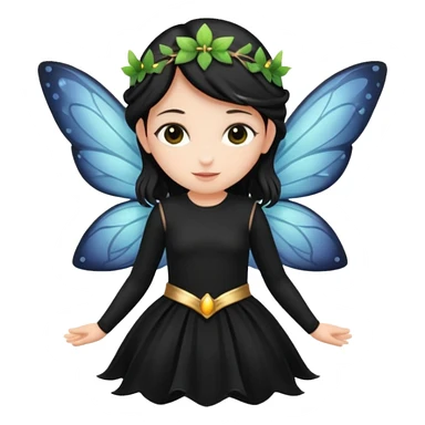 Back clothes fairy  sticker