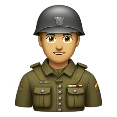 A German soldier sticker