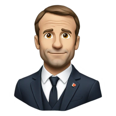 Macron fait caca sticker