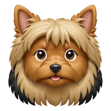 Un perro yorkshide sticker