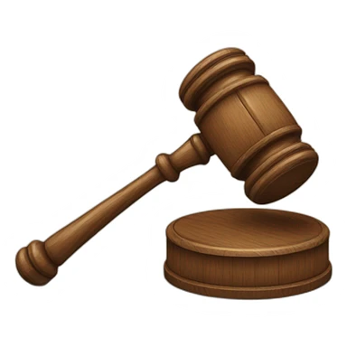Gavel in gand sticker