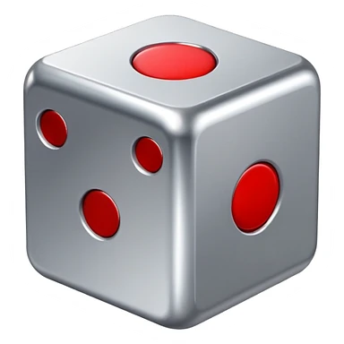 make a X with a red background in shape of cube sticker