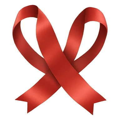 Ribbon with red sticker