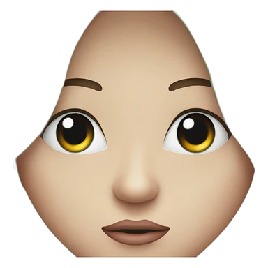 Eye mouth eye sticker