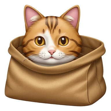 Cat in the bag sticker