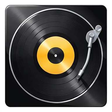 vinyl record sticker